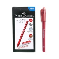 Faber Castell ปากกาลูกลื่น รุ่น CX Plus ขนาด 0.7mm. (จำนวน 10 ด้าม)
