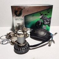 Rayton M01G Laser H6 H4 H7 2 Color Ac Led Headlight