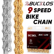 BUCKLOS Bike Chain 9 Speed Chain Mtb Chain Bicycle Chain for Chain Shimano Sram Cycling Parts