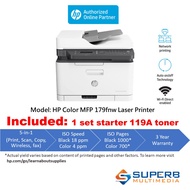 HP Color Laser MFP 179fnw All-In-One Laser Printer