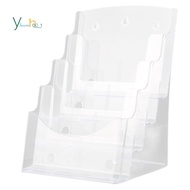 A5 Acrylic Brochure Display Stand Rack Flyer Holder Magazine Organizer