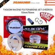 Taikom Racing Piston & Ring Set CHEER110 (Pin13mm) 53mm/56mm