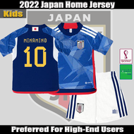 Japan Jersey Home 2022 World Cup for Kids 2-13 Years Football Shirt Children's Sports Jersey Japan B