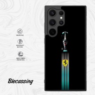 Hardcase Casing Cover Samsung Galaxy S25 S24 S23 S22 S21 S20 A56 FE Plus Ultra 5G Ferrari F1 BC471