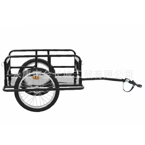 Foldable cargo bicycle trailer for outdoor riding, hanging cargo truck, bucket bike traction tool tr
