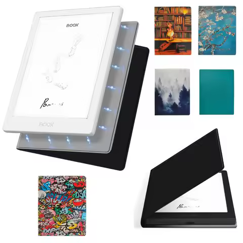 for Onyx Boox Go 6/Poke 5/5S/Poke 6/6S 6inch e-book case, Full Coverage Ultra Slim PU Leather Cover 