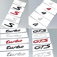 Car Model Emblem Accessories Fit for Panamera Cayenne Cayman Carrera Boxster 918 718 Macan GTS Turbo