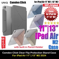 Uniq Camden Click iPad Air 11 M2 2024 | iPad Air 13 M2 2024 iPad Air 6th Gen Flip Cover Stand Slim T