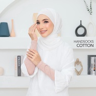 ALAYNA Handsocks Cotton | Stoking Tangan Inner Lengan Cotton Sejuk Handsock Tak Melorot Stongan Musl