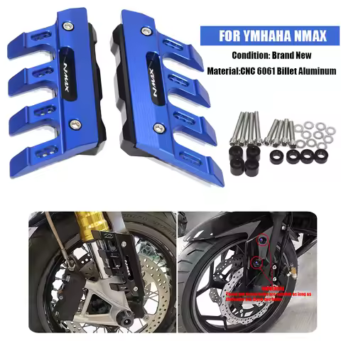 For YMHAHA NMAX155 NMAX125 NMAX 155 125 Motorcycle Mudguard Front Fork Protector Guard Block Front F