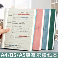 Cornell Notebook A4 Study Notepad 5R Memory Method H87V Cornell Notebook Soft Cover Thick College St