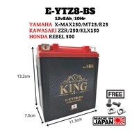 KING OUTDO Motorcycle Battery Refurbished Lelong YTZ5S-BS YTZ5S PTZ5S YB3L-BS UTX5L YTX5L YTZ7V UTX1