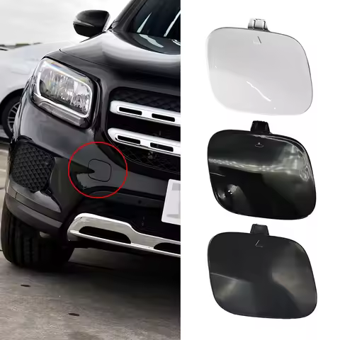 For Mercedes W247 Car Front Bumper Tow Hook Cover Cap Silver For Benz GLB Class GLB200 GLB220 GLB180