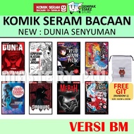 KOMIK SERAM BACAAN : HANTU KURIER | DUNIA SENYUMAN & KISAH DONGENG NGERI - HORROR / KOMIK HANTU - KA
