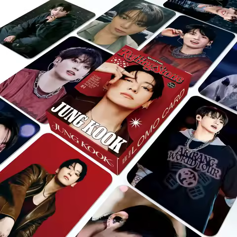 New 55Pcs BTS Lomo Cards New Album Photocards V JK Jimin Jin Jhope Suga RM Collection Cards For Fans