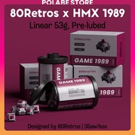 HMX Game 1989 linear switch mechanical keyboard 80Retros switch film 80 Retros Polabe Store