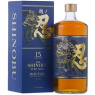 包順豐站或智能櫃運費/九龍區免費送貨 忍 - 日本 威士忌 Shinobu 忍水楢桶15年純麥威士忌 700ML