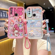 casing vivo y11  vivo y12  casing vivo y15 casing vivo y17  Cute 3D Doll phone case for case