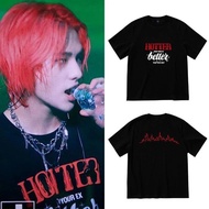 Stray Kids Shirt hyunjin Cotton T-shirt Retro Shirt kpop Merch Tee Top