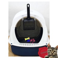 Cat Litter Box Cat Litter Box Free Premium Drain Anti-Spill Cat Litter Box Cat Litter Box Cat Litter