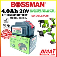 BOSSMAN 20V 4.0Ah Lithium-ion Battery BBE4-EV for Power Switch (ECO) series of power tools biw919 bh