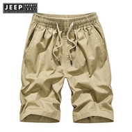 Jeep Spirit 1941 estd New Outdoor Beach Casual Fashion Loose Shorts for Men Home Daily Split Pants f