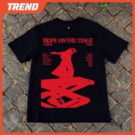 KPOP BANGTAN J-HOPE Merch Cotton T-shirt HOPE ON THE STAGE WORLD TOUR Casual Vintage Short Sleeve