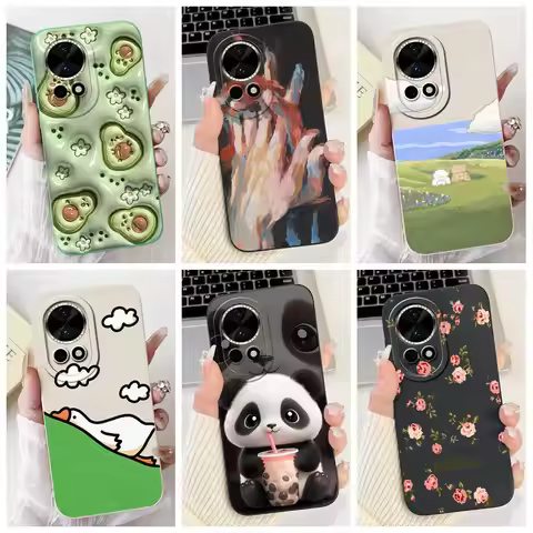 For Huawei Nova 12S Case FOA-LX9 Camera Protection Soft Cover For Huawei Nova 12 SE Nova12 Ultra Fun