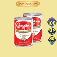 Carnation Thai Fat Milk - Rose Milk - Thai Evaporated Fat Milk - Thai Ba Bong Fat Milk - 385G Evapor