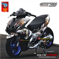 - STRIPING STICKER MOTORCYCLE STICKER DECAL AEROX 155 APACHE NEW FULL BODY
