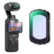 K&F Concept Magnetic Clear-Natural Night Filter for DJI Osmo Pocket 3 -Light Pollution Reduction Fil