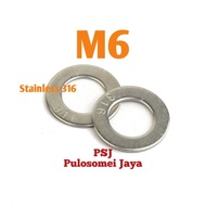 M6 Plate Ring / 316 Stainless Plate Ring / 316 Stainless Steel Plate Washer