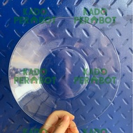 Piring Kaca Polos - Piring Jumbo Kaca Beling Estetik - Piring Makan Besar Estetik