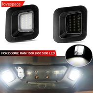 LOVESPACE Car LED Number Plate Lamp White License Plate Light Assembly For Dodge RAM 1500 2500 3500 