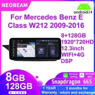 Neobeam is suitable for Mercedes Benz E-Class W212 12.3-inch wireless Apple CarPlay Android 14 car r