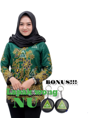BATIK IPPNU BLOUSE IPPNU ATASAN IPPNU KEMEJA IPPNU BATIK NU