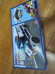 COGO 香港警察車積木玩具