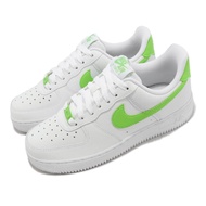 【Nike】休閒鞋 Wmns Air Force 1 07 女鞋 白 綠 皮革 低筒 AF1 DD8959-112