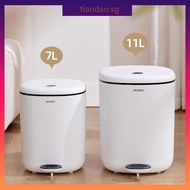 tiandao.sg Dustbin Pedal Dustbin With Lid Handheld Small Dustbin Silent Trash Can Household Living R