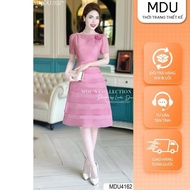 Lady Dress MDU4162 Soft Korean Silk Material from MDU K32-D2-4
