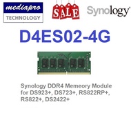 Synology D4ES02-4G 4GB RAM DDR4 ECC Unbuffered SODIMM Compatible with DS923+ , DS723+, RS822RP+ , RS