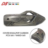 Carbon Exhaust cover pcx 160 vario 160 carbon Exhaust Shield pcx 160 vario 160 carbon Exhaust Protec