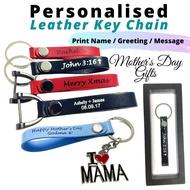 Personalised Leather Key Chain Gift for Children Day