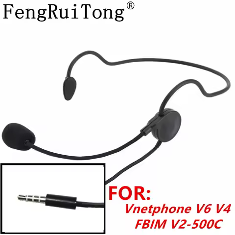 Referee Earhook Headphone 3.5mm Jack Headset for Vnetphone V6 V4 FBIM V2-500C Motorcycle Bluetooth I