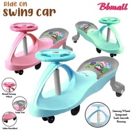 Kids Swing Car Plasma Ride On Push Car With Music For Kids 1-5 Years Old/Kereta Tolak Budak