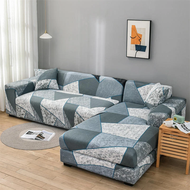 {QW Sofa Cover} Please Order 2Pieces if is L-shaped Corner Chaise Longue Sofa cubre sofa Elastic Co