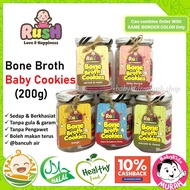 Rush Baby Bone Broth Cookies BBC (200g) Makanan Baby Biskut Baby Finger Food Baby Snack Healthy Baby