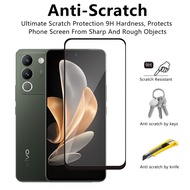 ส่งจากไทย ฟิล์มกระจกนิรภัย ฟิล์มกันรอยหน้าจอ แบบเต็มจอ สําหรับ Vivo V29e /Y29 4G /VivoV29e 5G ฟิล์มก