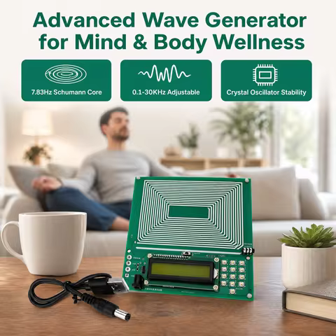5/3/1Pcs Portable Schumann Resonance 7.83Hz Generator 0.1Hz~30KHz Adjustable Frequency USB Powered S