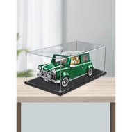 [Transparent Display Box] MINI Cooper Car Model Acrylic Display Box Suitable for Lego 10242 Anti-dus